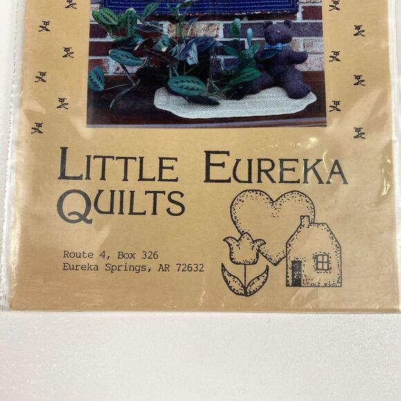 NEW VTG 1988 Little Eureka Quilt Sewing Pattern 103 Country Home Sampler Quilt - Picture 3 of 4